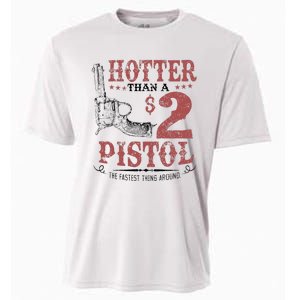 Hotter Than A $2 Pistol Rodeo Country Cooling Performance Crew T-Shirt