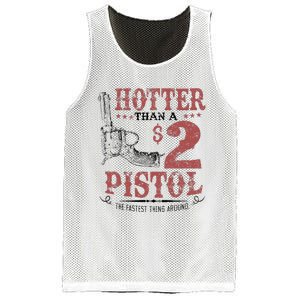 Hotter Than A $2 Pistol Rodeo Country Mesh Reversible Basketball Jersey Tank