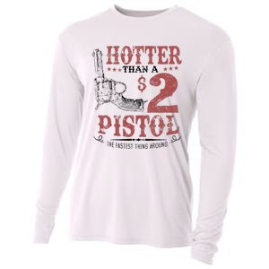 Hotter Than A $2 Pistol Rodeo Country Cooling Performance Long Sleeve Crew