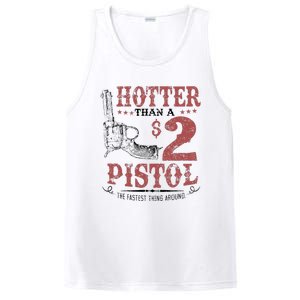 Hotter Than A $2 Pistol Rodeo Country PosiCharge Competitor Tank