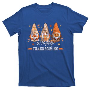 Happy Thanksgiving Autumn Gnomes With Harvest Gift T-Shirt