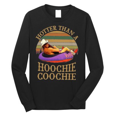 Hotter Than A Hoochie Coochie Chattahoochee Alan Jackson Vintage Long Sleeve Shirt