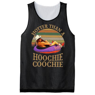 Hotter Than A Hoochie Coochie Chattahoochee Alan Jackson Vintage Mesh Reversible Basketball Jersey Tank