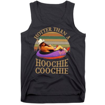 Hotter Than A Hoochie Coochie Chattahoochee Alan Jackson Vintage Tank Top