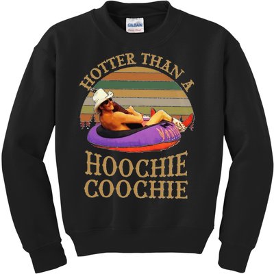 Hotter Than A Hoochie Coochie Chattahoochee Alan Jackson Vintage Kids Sweatshirt