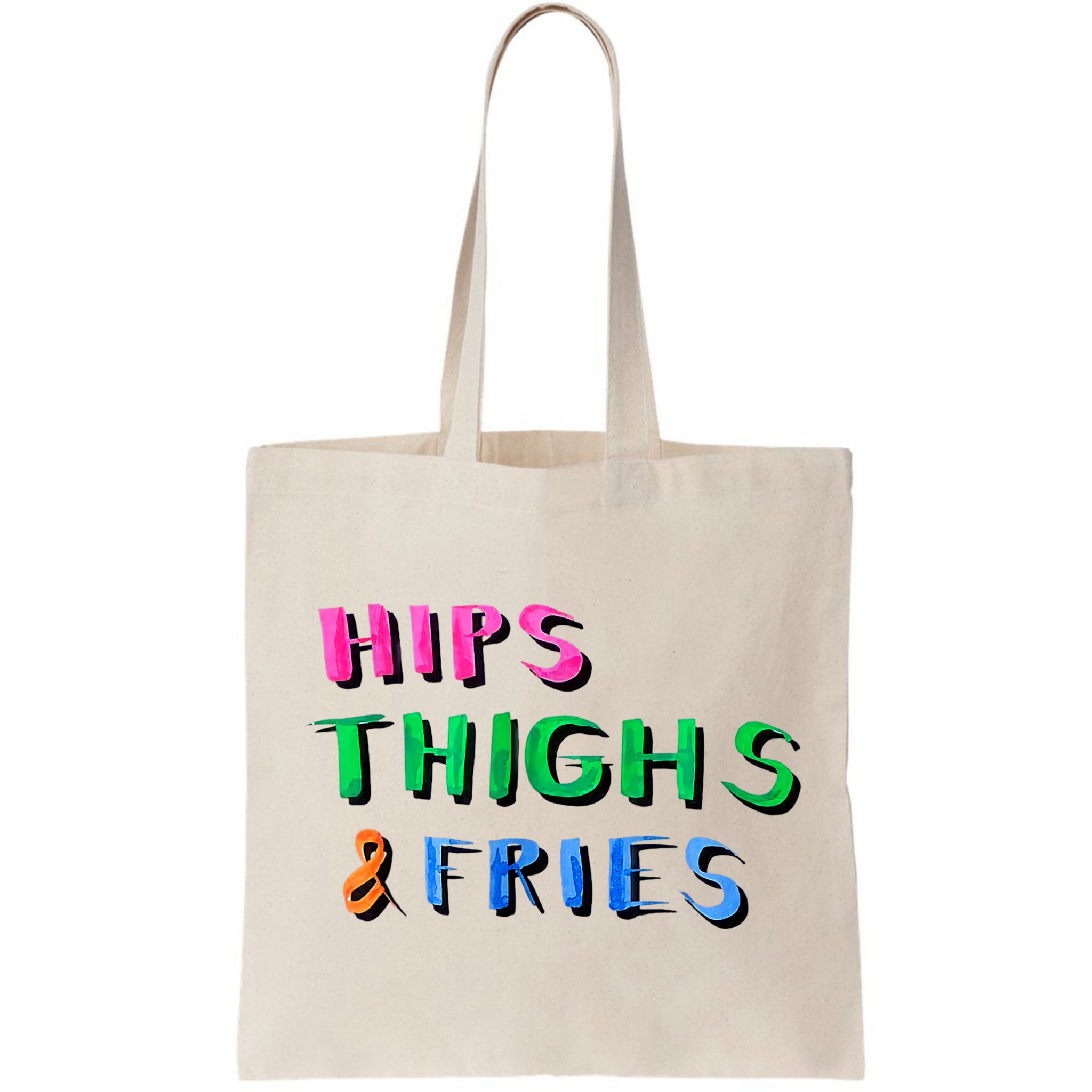 Hips Thighs And Fries Funny Bag