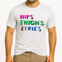 Hips Thighs And Fries Funny Cooling Performance Crew T-Shirt
