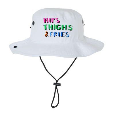 Hips Thighs And Fries Funny Bucket Hat
