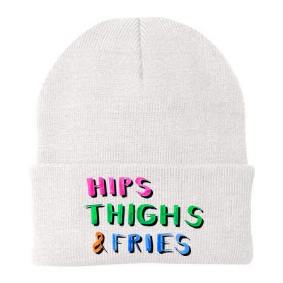 Hips Thighs And Fries Funny Beanie