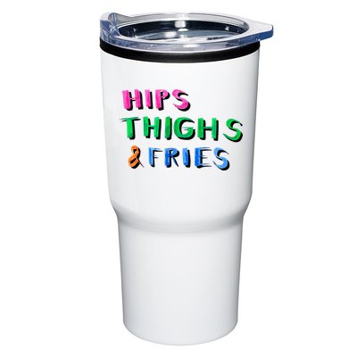 Hips Thighs And Fries Funny Tumbler