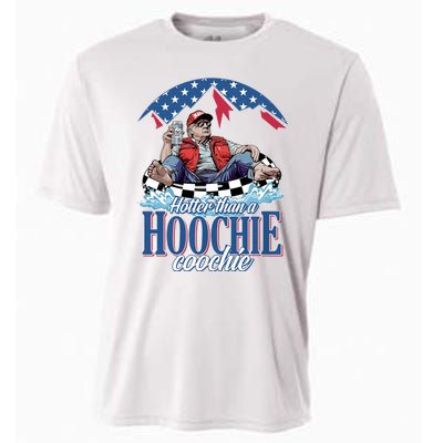 Hotter Than A Hoochie Coochie Funny Cooling Performance Crew T-Shirt