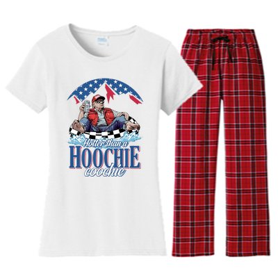 Hotter Than A Hoochie Coochie Funny Women's Flannel Pajama Set