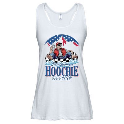 Hotter Than A Hoochie Coochie Funny Ladies Essential Flowy Tank