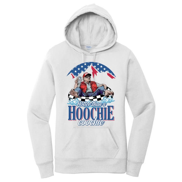 Hotter Than A Hoochie Coochie Funny Women's Pullover Hoodie