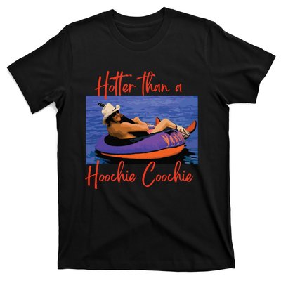 Hotter Than A Hoochie Coochie 90s Country Music Trendy Summer T-Shirt