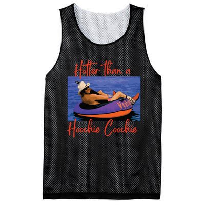 Hotter Than A Hoochie Coochie 90s Country Music Trendy Summer Mesh Reversible Basketball Jersey Tank