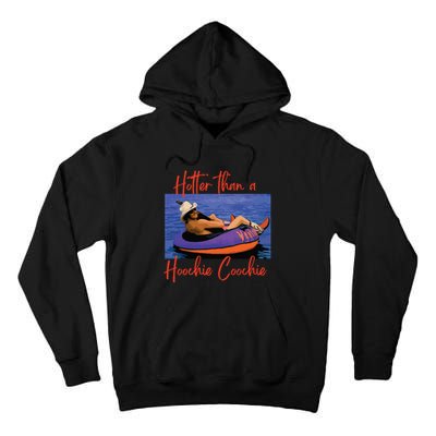 Hotter Than A Hoochie Coochie 90s Country Music Trendy Summer Tall Hoodie