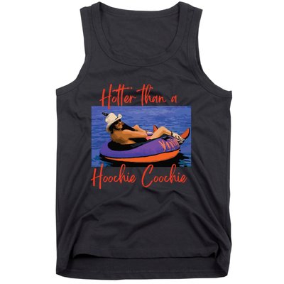 Hotter Than A Hoochie Coochie 90s Country Music Trendy Summer Tank Top