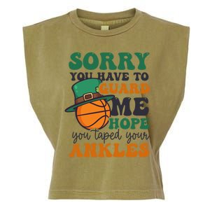 Hope Taped Ankles Design St Patricks Basketball Funny Gift Garment-Dyed Women's Muscle Tee