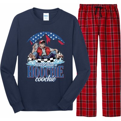 Hotter Than A Hoochie Coochie Funny Long Sleeve Pajama Set