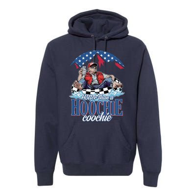 Hotter Than A Hoochie Coochie Funny Premium Hoodie