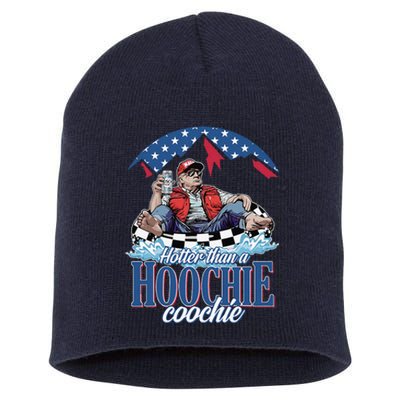 Hotter Than A Hoochie Coochie Funny Short Acrylic Beanie