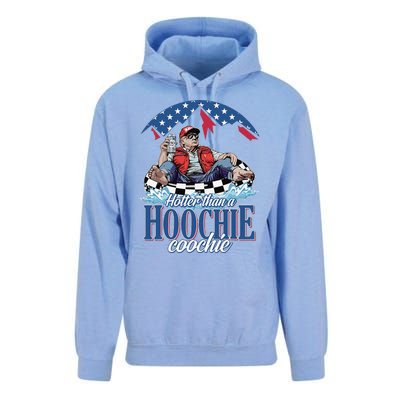 Hotter Than A Hoochie Coochie Funny Unisex Surf Hoodie