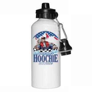 Hotter Than A Hoochie Coochie Funny Aluminum Water Bottle