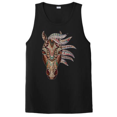 Horse Tribal Abstract Art Native American Geometric Horse PosiCharge Competitor Tank