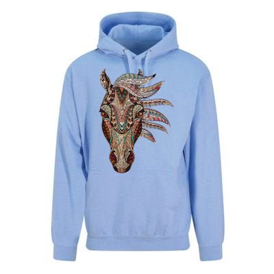 Horse Tribal Abstract Art Native American Geometric Horse Unisex Surf Hoodie