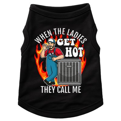 Hvac Technician Air Conditioning Engineer Tech Doggie Tank