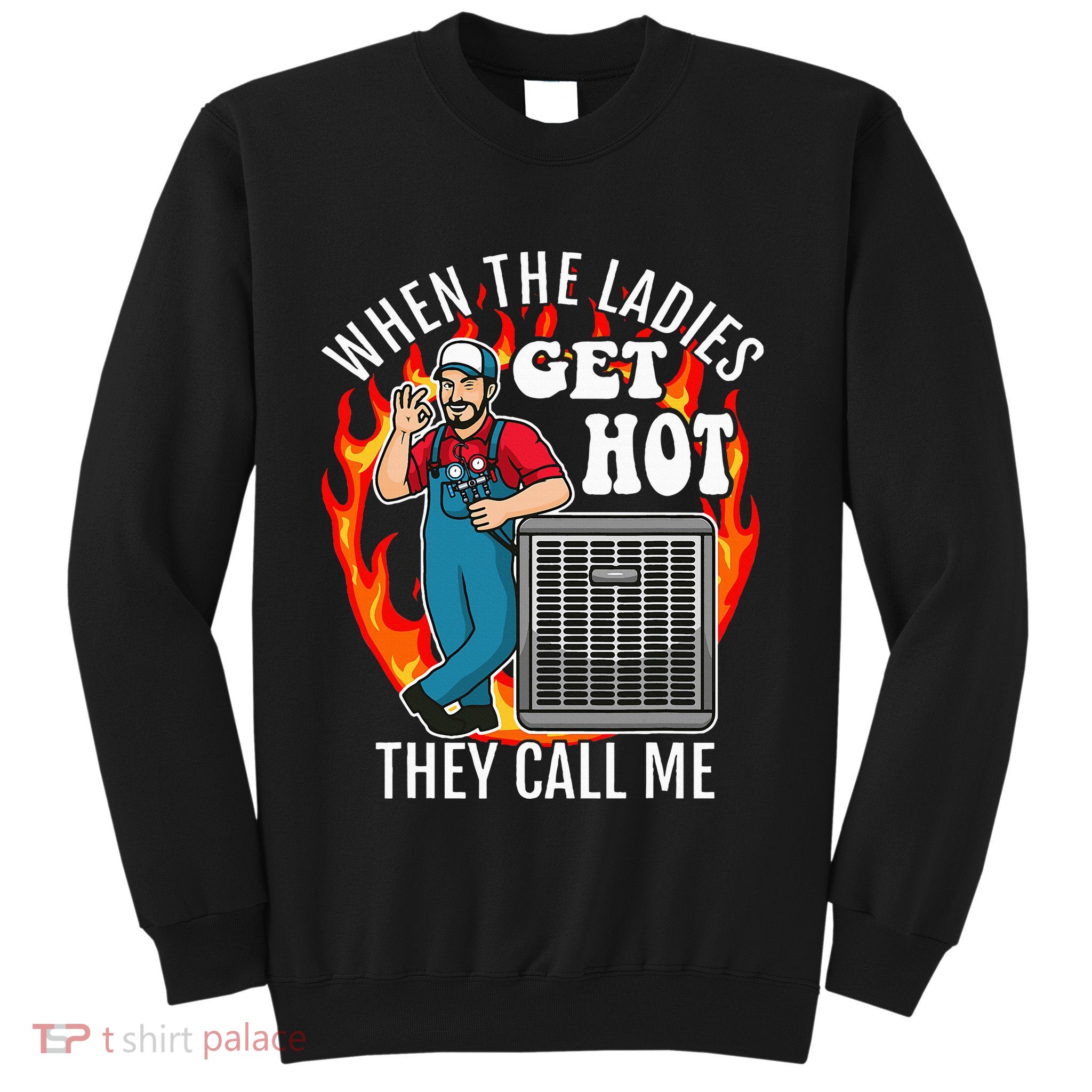 Hvac Technician Air Conditioning Engineer Tech Sweatshirt