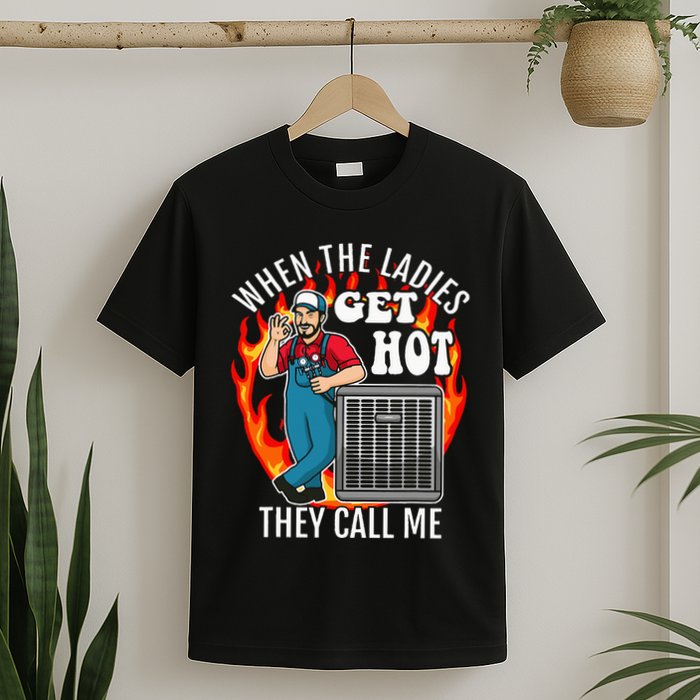 Hvac Technician Air Conditioning Engineer Tech T-Shirt