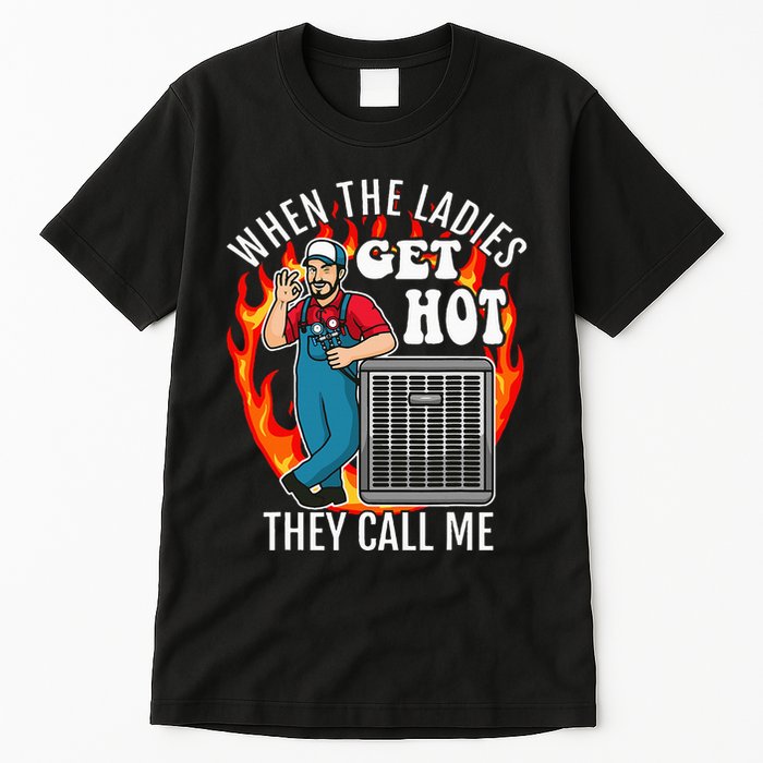 Hvac Technician Air Conditioning Engineer Tech Tall T-Shirt
