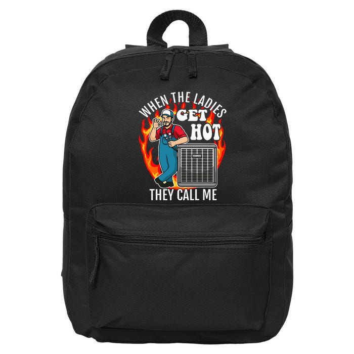 Hvac Technician Air Conditioning Engineer Tech 16 in Basic Backpack