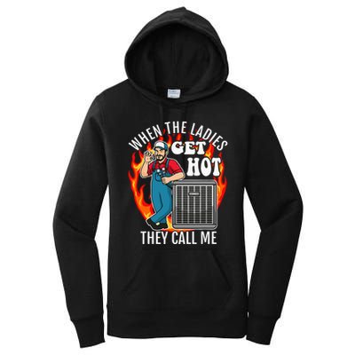 Hvac Technician Air Conditioning Engineer Tech Women's Pullover Hoodie