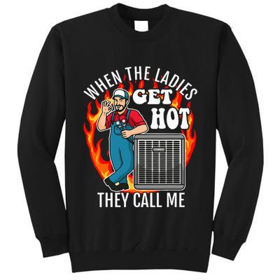 Hvac Technician Air Conditioning Engineer Tech Tall Sweatshirt