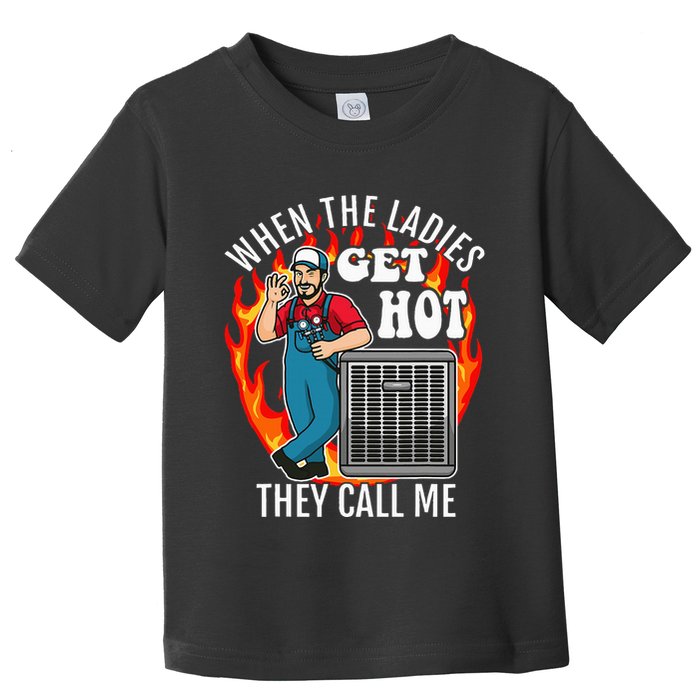 Hvac Technician Air Conditioning Engineer Tech Toddler T-Shirt