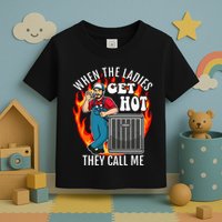 Hvac Technician Air Conditioning Engineer Tech Toddler T-Shirt