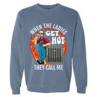 Hvac Technician Air Conditioning Engineer Tech Garment-Dyed Sweatshirt