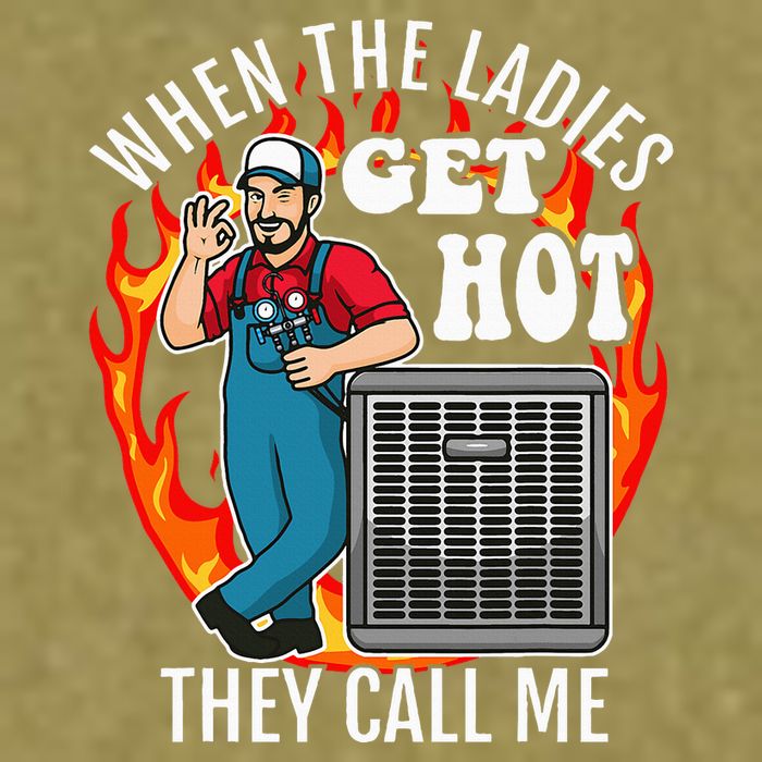 Hvac Technician Air Conditioning Engineer Tech Garment-Dyed Women's Muscle Tee
