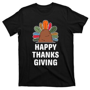 Happy Thanksgiving Autumn Fall Design Thankful Thanksgiving T-Shirt