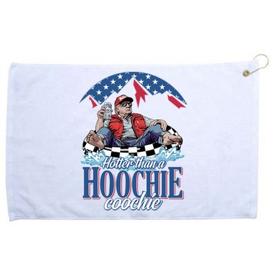 Hotter Than A Hoochie Coochie Funny Grommeted Golf Towel