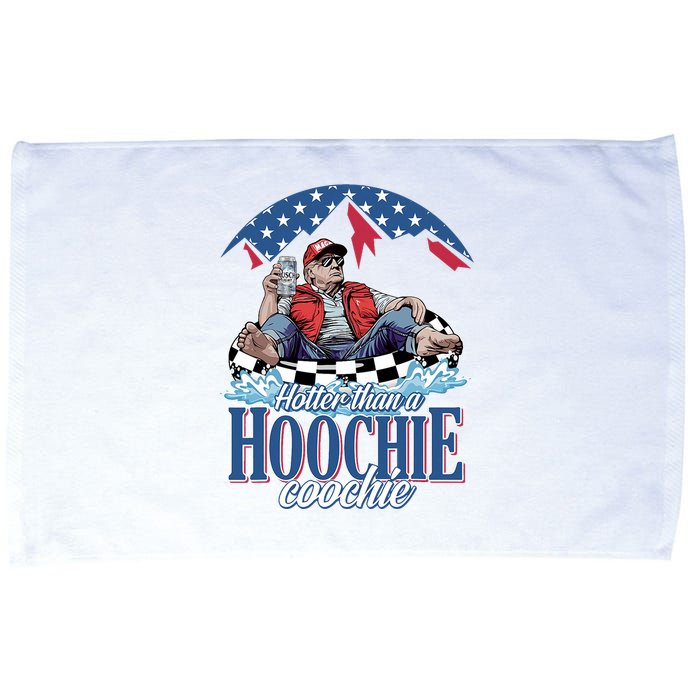 Hotter Than A Hoochie Coochie Funny Microfiber Hand Towel