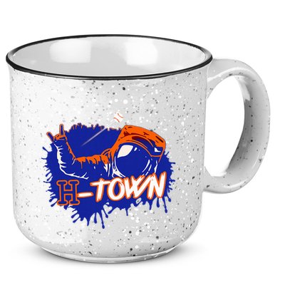 Houston Texas Astronaut H Town Hand Sign Houston Baseball 15oz Campfire Ceramic Mug