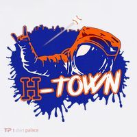 Houston Texas Astronaut H Town Hand Sign Houston Baseball Premium T-Shirt