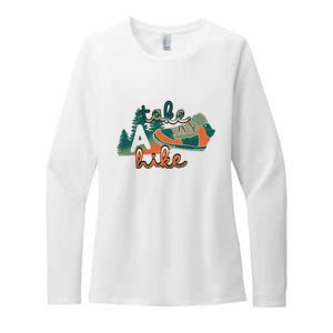 Hiking Take A Hike Hiking Mountain Camping Gift Womens CVC Long Sleeve Shirt