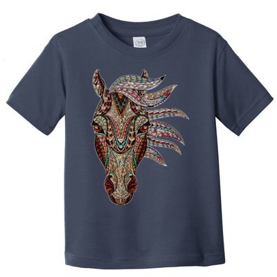 Horse Tribal Abstract Art Native American Geometric Horse Toddler T-Shirt