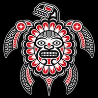 Haida Turtle American Indian Native America Indigenous Cooling Performance Crew T-Shirt