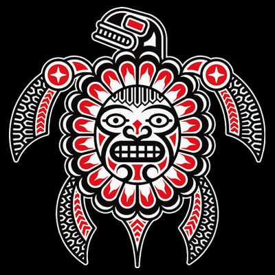 Haida Turtle American Indian Native America Indigenous T-Shirt